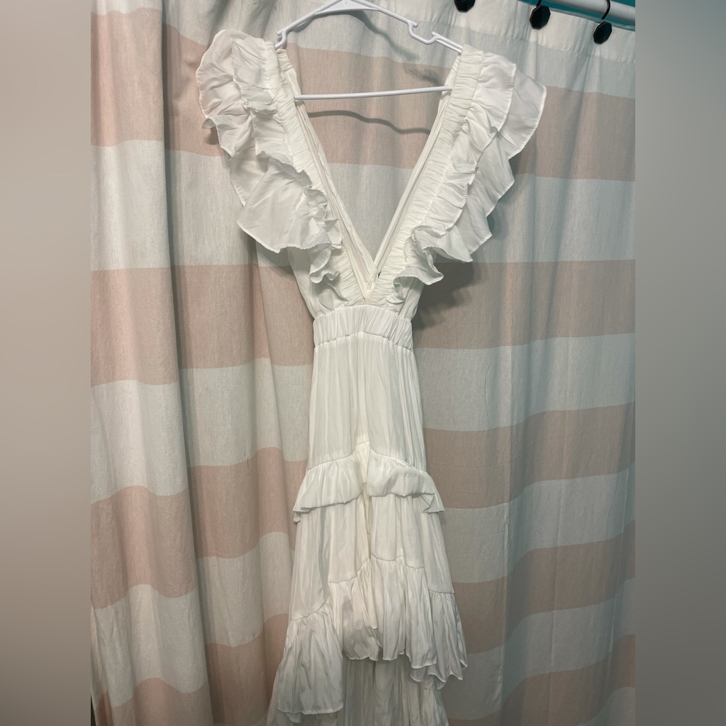 White High Low Dress!